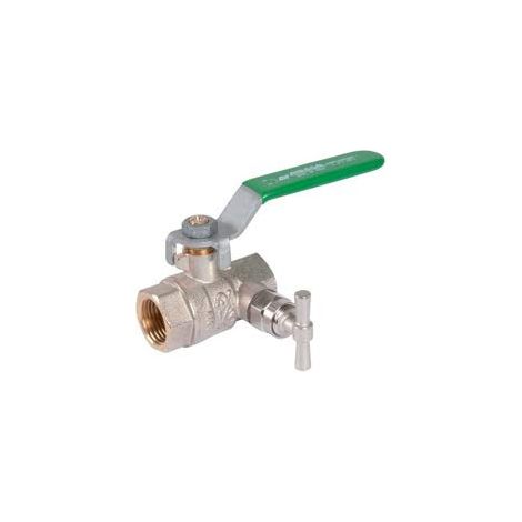 Valvola sfera shut-off valve nichelata spurgo PN25