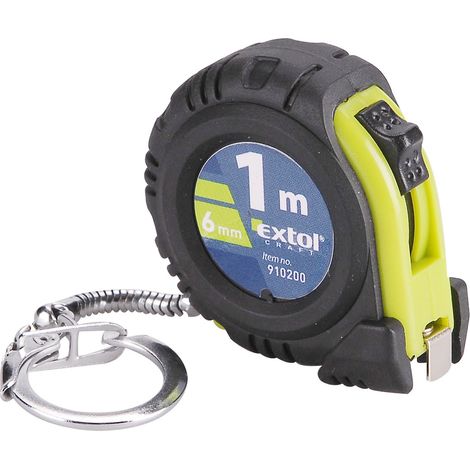 EXTOL CRAFT Nastro metrico, pendente, 1 m, larghezza 6 mm