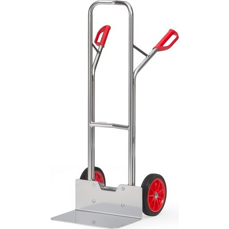 Fetra Alukarre mit Vollgummibereifung Höhe 1300mm Schaufel 300x480mm (1/2)