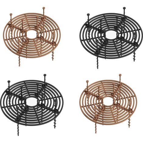 4 Pièces Supports de Protection pour Pots de Fleurs – Grille Anti-Chats, Enfants et Animaux Domestiques – Pour Sol Intérieur et Extérieur (1/5)