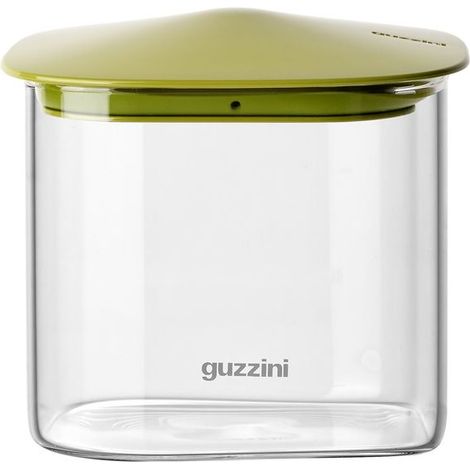 GUZZINI Barattolo Rettangolare Fresh & Style 1.300 Ml Vetro Tappo Verde