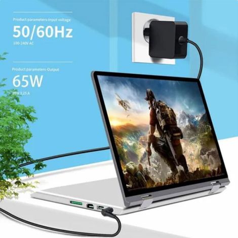Chargeur Lenovo - - 65W - 20V 3.25A - Connecteur 4.0mm x 1.7mm - Compatible avec plusieurs modèles (1/5)