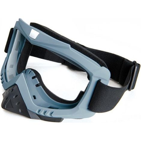 brillenmaske cross grau nexone für motocross enduro tt