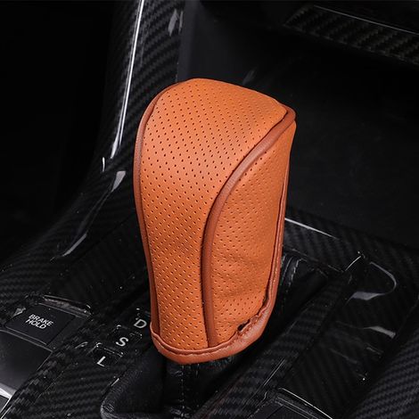 Copertura per giunto sferico della leva del cambio dell'auto, copertura protettiva per giunto sferico della leva del cambio automatico e manuale, accessorio decorativo per veicoli, tipo universale, ad (1/5)
