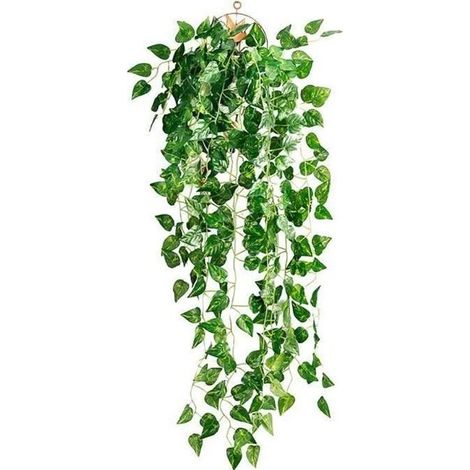 Scindapsus-Kunstblätter, künstliches Grün, Efeu-Rankenpflanzen für die Innendekoration (Scindapsus-Blätter für den Außenbereich) (1/5)