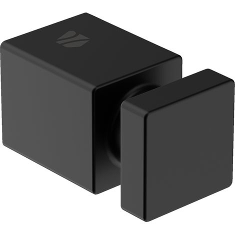 Handtuchhaken Bernstein OLA 2er-Set Farbe: Schwarz matt eckiges Design