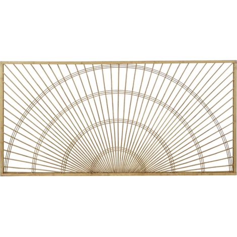 Tête de lit chic en rotin pour chambre élégante - Marron naturel tressé (1/3)
