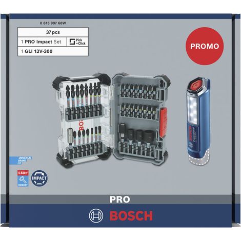 Bosch PRO Impact BitSet, 36-tlg., GLI 12V-300 (1/4)