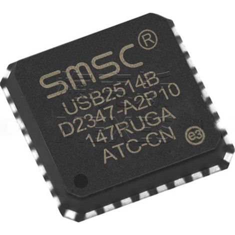 USB2514B-AEZC-TR USB2514B-AEZG-TR 5 chips, 5 electronic components, 5 electronic parts.