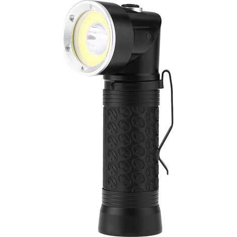 Faltbare T6+COB LED-Taschenlampe mit Magnet und Rücklicht (1/5)