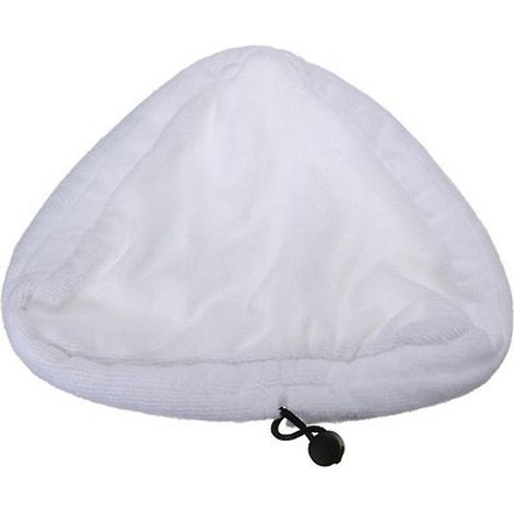 Lingette de rechange lavable en microfibre pour balai vapeur H20/X5 - Tête de balai vapeur triangulaire (1/5)