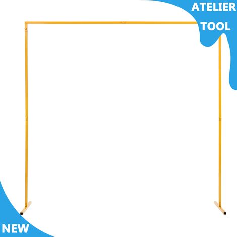 ATELIER 6.6x6.6ft mariage arc stand carré jardin rack fer fête événement décoration (1/5)