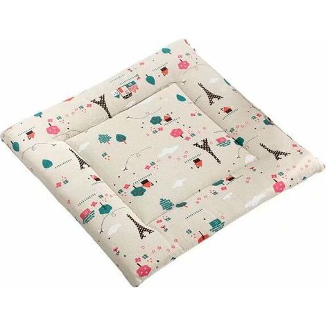 Lot de 2 galettes de Chaise 45x45, Coussin décoratif Coussin Coussin de Chaise Coussins de Jardin surpiqûres en Un Motifs différents, Polyester (1/5)