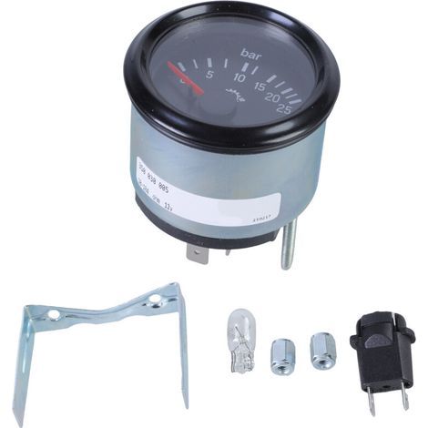 Manomètre d'huile 0 à 25 bars, manomètre d'huile pour-12V (1/2)