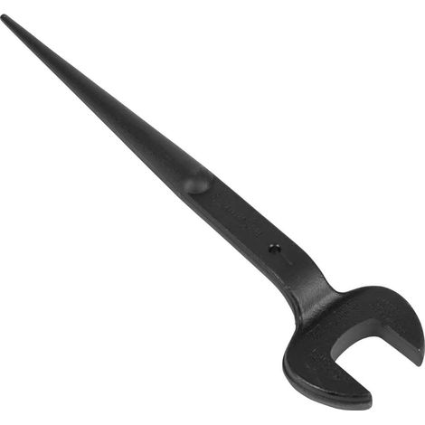 Clé à molette de construction avec trou d'attache, ouverture nominale de 3,8 cm, boulon de 1,9 cm pour écrou lourd (1/5)