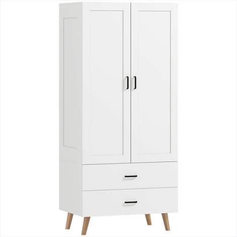 SunJet Armoire, penderie, chambre 2 portes à fermeture douce - Réf. H2UWRUZSVGLM (1/5)