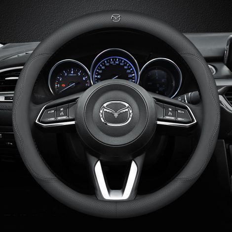 Housse volant microfibre Mazda – 37-38 cm – Anti-glissante respirante – Modèle B (1/5)