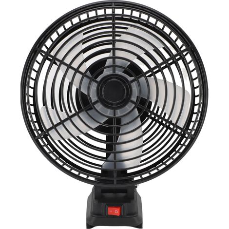 Ortviai Ventilateur sans fil pour chantier – 20 W, 3500 tr/min, batterie BL1840, double alimentation, 20,3 cm (1/5)