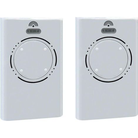 Télécommande 4 canaux pour portail et porte de garage – Compatible XT4 868 MHz, modèle SLH 787010, blanche, lot de 4, garantie 3 ans (1/4)