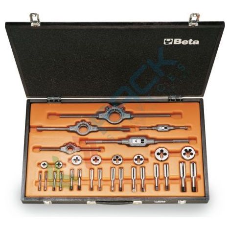 Assortimento maschi e filiere acciaio al cromo passo unf beta 446asf/c29 - 29 (1/2)