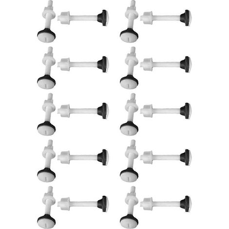 Kit de 20 pièces pour la fixation du réservoir de toilette à la cuvette - (1/5)