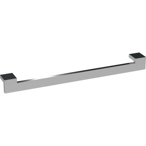 Square Drop Handle, 343mm (320mm Centres) - Chrome