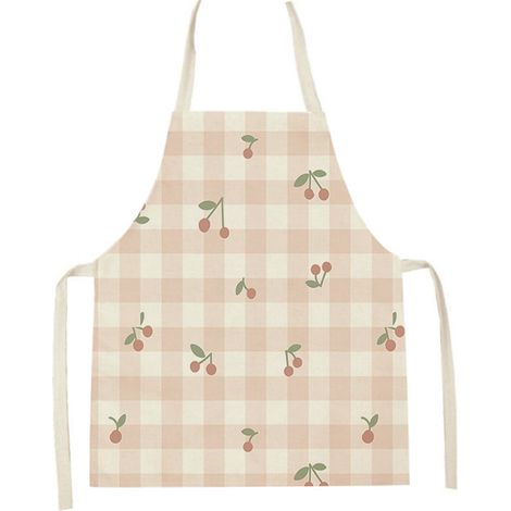 Tablier De Cuisine En Coton - Avec Bretelle Réglable Et Poche Centrale Visible - Pour Cuisine Maison Ou Professionnelle - 1 Pièce (1/5)