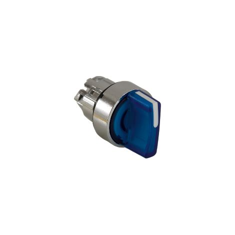 Testa selettore luminoso - 3 posiz. Ø22 - blu - ZB4BK1863
