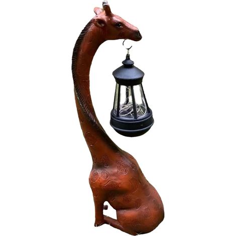 Solar Statuen Figur für Tiergärten Ornament aus Harz