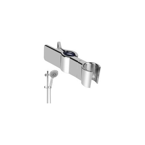 Support de pommeau de douche réglable en métal chromé 22 25 mm sans perçage