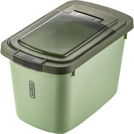 1 Conteneur hermétique, grand容量,avec tasse doseuse, pour riz céréales farine, usage domestique