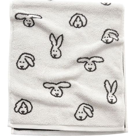 Serviette De Bain - Motif Lapin De Pâques - Coton 100 % - 80 x 35 cm - Absorbante Et Rapide À Sécher - Pour Visage Et Corps - 1 Pièce (1/5)