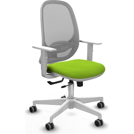 Chaise de bureau piqueras y crespo Cilanco vert pistache similicuir (1/2)