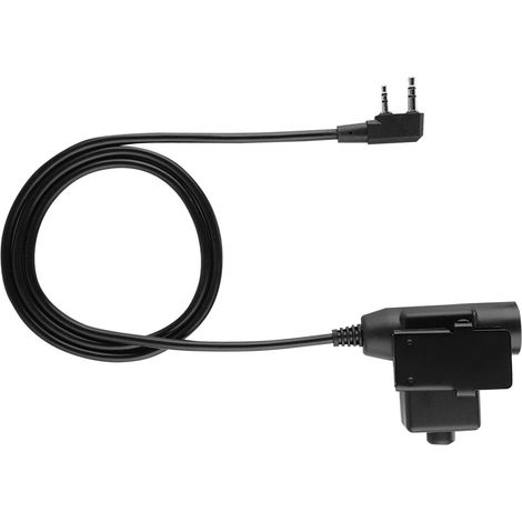Casque Tactique Militaire avec Microphone PTT U94 pour Radio Baofeng UV5R