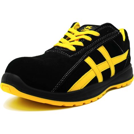 KELI - Chaussure De Sécurité S1 Src Bruce T41, Baskets De Sécurité En Cuir Souple Antidérapante Embout Acier (1/5)