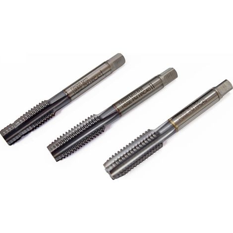 Macho maped M8 DIN-352 HSSE-PM TICN para materiales de alta dureza hasta HRC40, Gris oscuro