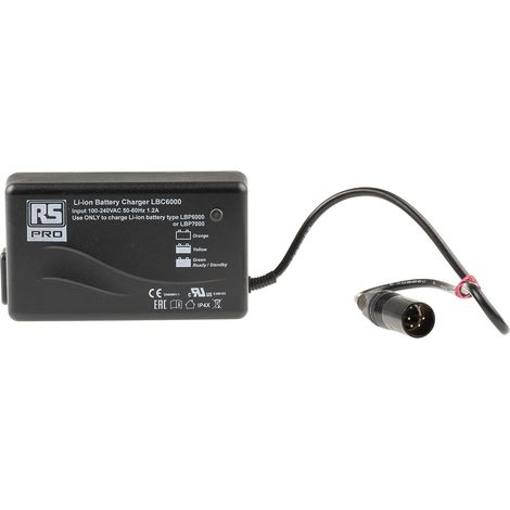Chargeur de batterie Lithium-Ion RS PRO, avec prise IEC ( Prix pour 1 ) (1/4)