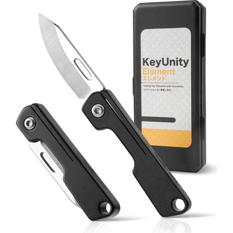 Kleines Klappmesser mit Titangriff, kompakt und leicht, EDC-Werkzeug für den Alltag