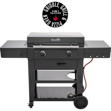 Char-Broil Versa-Tile Piastra, griglia per barbecue e forno per pizza (1/5)