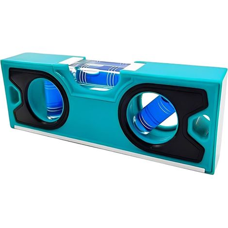 Niveau magnétique, 150 mm, mini niveau avec 3 tubes à bulle (45°/90°/180°), trou de suspension, en alliage d'aluminium, aimant puissant, rainures pour la mesure (1/5)