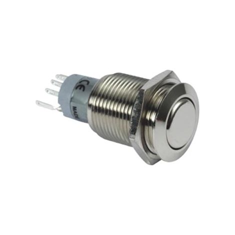 DRUCKSCHALTER - RUND - METALL - SPDT 1NO 1NC