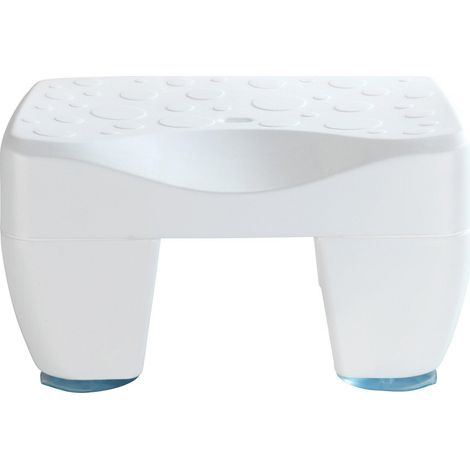 Wenko Secura taburete de baño blanco 40x31x21 cm