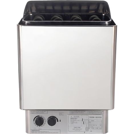 Poêle de sauna Poêle de sauna électrique, Générateur de vapeur de poêle de Sauna de 9KW for la douche, chauffage de Sauna en acier inoxydable, four de Sauna sec, four de chauffage domestique Chauffe-s (1/5)
