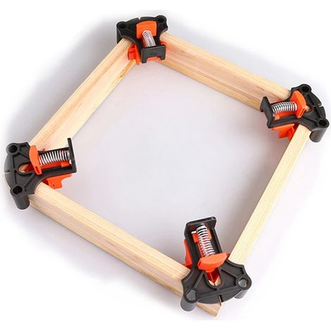 Serre-Joint d'Angle ABS - Lot de 12 Unités (90°, 60°, 120°) pour Assemblage de Cadres Photos et Projets Menuiserie (1/5)