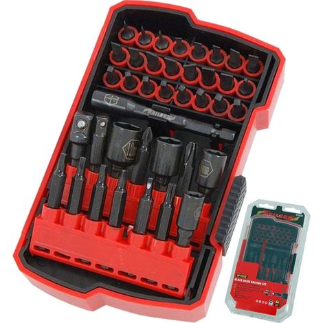 Neilsen 39pc Impact Screwdriver Bit Set PH PZ SL Torx 1/4" Drive Socket Bits