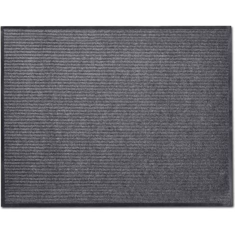 Paillasson gris, 90 x 60 cm, PVC (1/5)