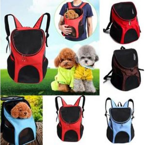 Sac de transport - CAFE - 30x25x35cm - Confortable - Pour chien et chat - Utilisation intérieure