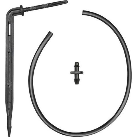 Lem Select – Goutteur flèche simple coudé 50 cm – Lot de 10 – Débit 0,9 L/h à 0,2 Bar – Adaptateur unidirectionnel inclus