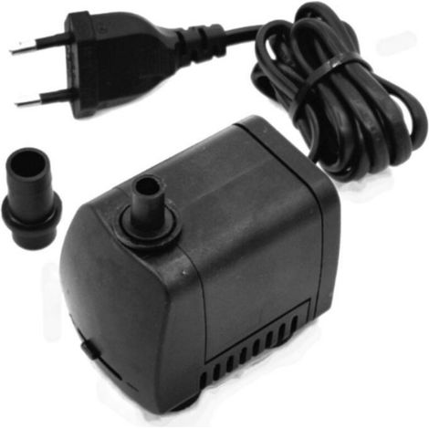 Pompe Immergée - 400 L/H - Pour Aquarium Eau Douce et Eau de Mer - Changement d'Eau Circulation Refroidissement - 7 W - 220-240 V - 1 Pièce (1/3)