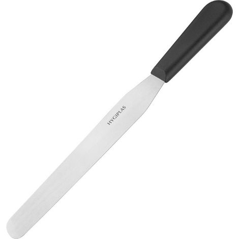 Spatule Flexible Professionnelle Noire à Lame Droite - 255 mm - Hygiplas (1/5)